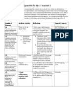 Elcc Support File and Internship Log