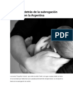 Subrogación de Vientre en La Argentina