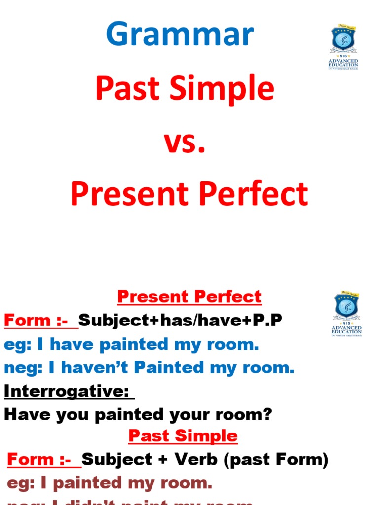 Past Simple vs Present Perfect Explained | PDF | Language Arts & Discipline