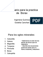 Cuestionario para La Practica de Borax