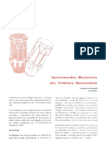 Instrumentos Musicales Del Folklore Venezolano y Su Clasificacion PDF