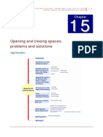 Opening and Closing Spaces Problems and Solutions: C H A P T e R