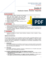 Medidas Estadísticas: Tendencia Central - Posición - Dispersión