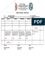 Philippine High School Budget for PE & Health Activities