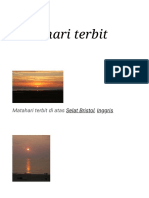 Matahari Terbit - Wikipedia Bahasa Indonesia, Ensiklopedia Bebas
