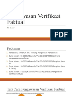 Pengawasan Verifikasi Faktual