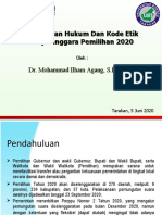 Penegakan Hukum Kode Etik - DR Ilham Agang