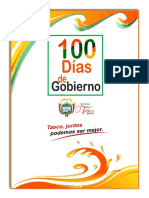 Informe 100 Dias de Gobierno 2020