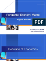 Pengantar Ekonomi Makro Bagian Pertama