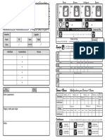 Hoja de Personaje Alternativa Ryuutama