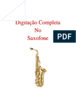 Digitação Completa do Saxofone