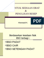 BSO DAN PENULISAN RESEP