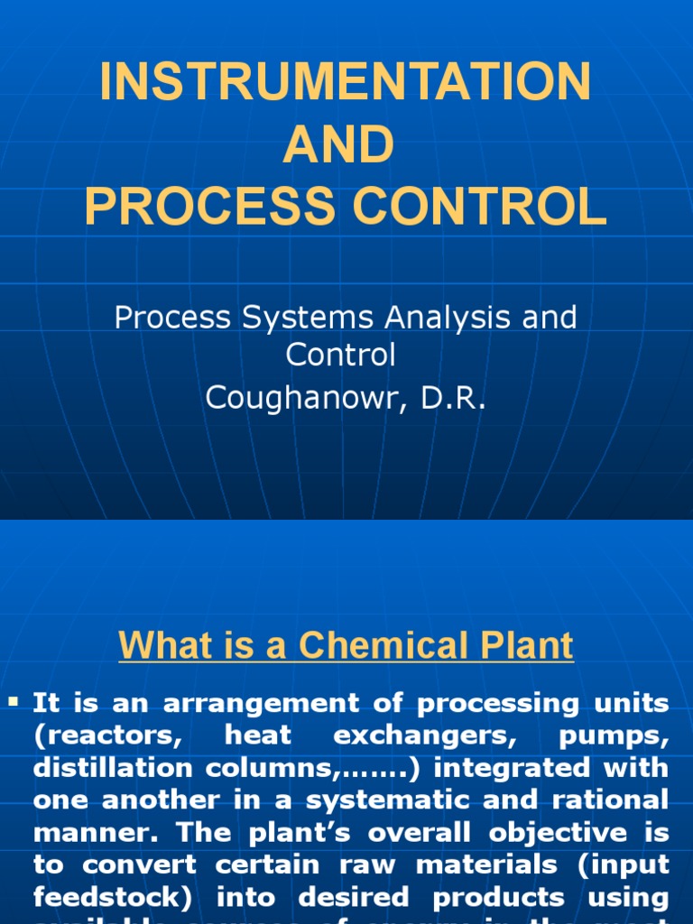 Chemical Plant Control Systems Overview | PDF | Control System | Automation
