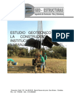 Estudio geotécnico para construcción de institución educativa en Moñitos