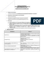 TDR 383 Un (01) Especialista en Gestion de Procesos y Calidad Ii PDF
