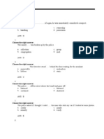 Engleza - 3: Choose The Right Answer