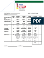 Project Citizen Rubric