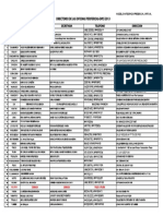 Directorio de las Oficinas Periféricas de la Universidad Inca Garcilaso de la Vega 2013