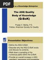 2006-09 Tutorial ASQ BoK