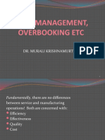 L3 Yield Management, Overbooking Etc