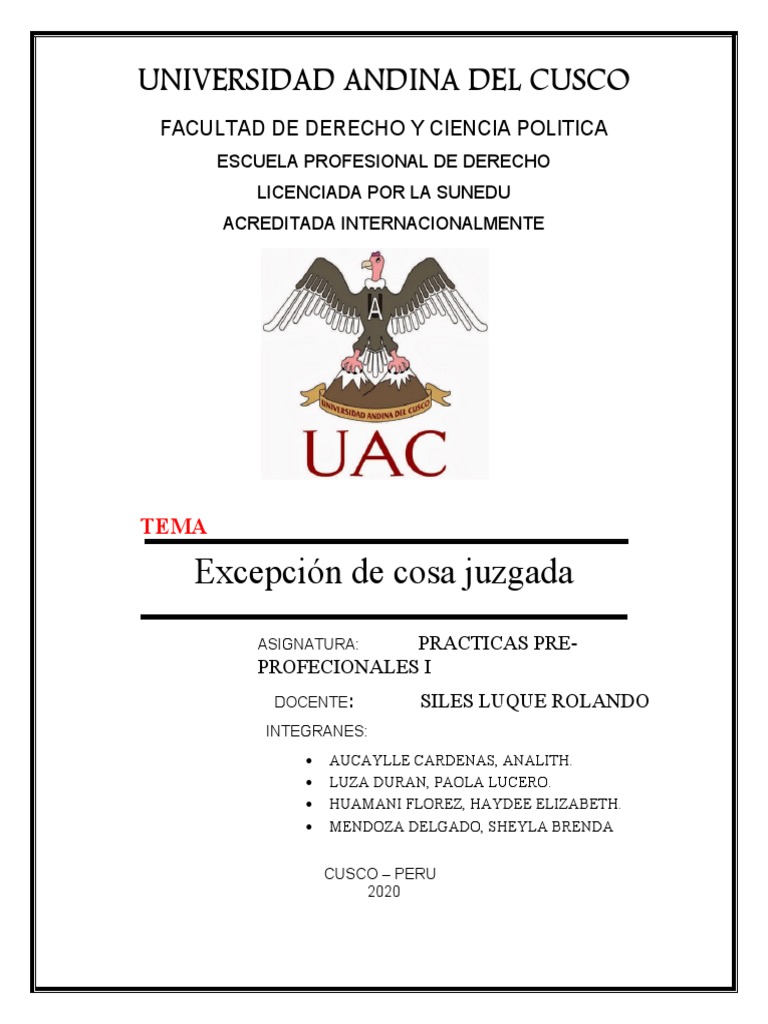 Cosa Juzgada | PDF | Res Judicata | Sentencia (ley)