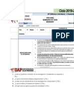 Examen sustitutorio de Seminario de Tesis en Ciencias Contables y Financieras