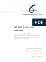 ISO 8000 Quality Data Principles