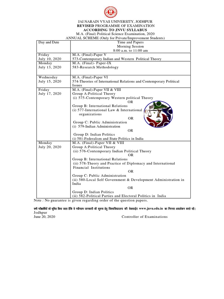 revised-programme-of-examination-according-to-jnvu-syllabus-pdf