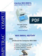 Computrac MAX 5000XL Moisture Analyzer Seminar Hong Kong 2009