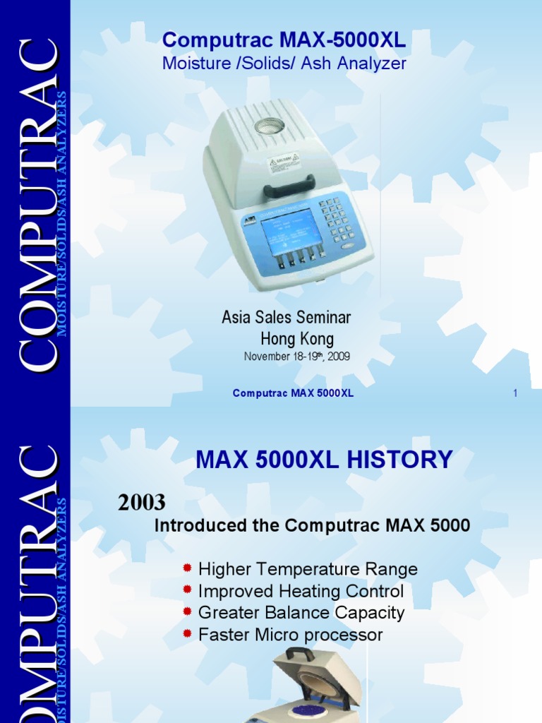 Computrac MAX 5000XL Overview | PDF | Solid | World Wide Web