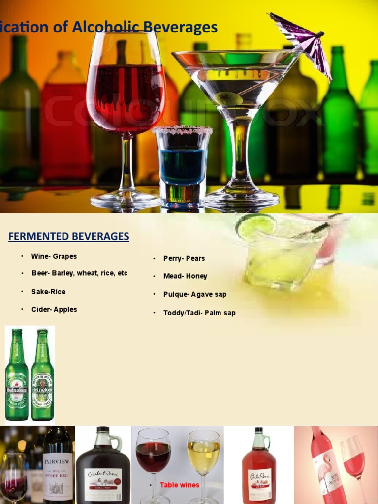 Beverages Classification PDF Business