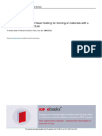 Conditions Improving of Laser Heating For Forming