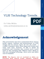 VLSI Technology Trends .: DR Usha Mehta Usha - Mehta@nirmauni - Ac.in