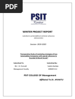 WINTER PROJECT REPORT