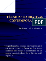 Técnicas Narrativas Contemporáneas