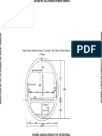 Single Tunnel Clearance Section of 2 Lane and 1 Way Traffic in Shield Segment