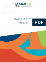 MAXQDA 2020 Manual Guide to Getting Started