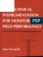 Dunnicliff - Geotechnical Instrumentation For Monitoring Field Performance PDF