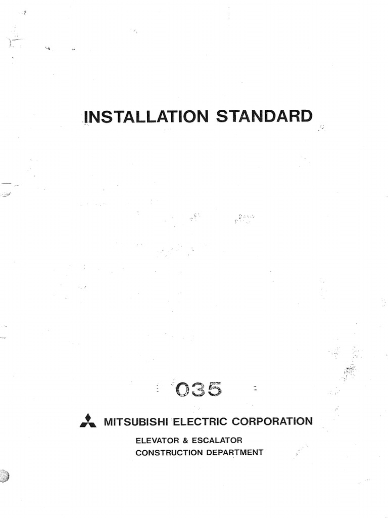 Installation Standard | PDF