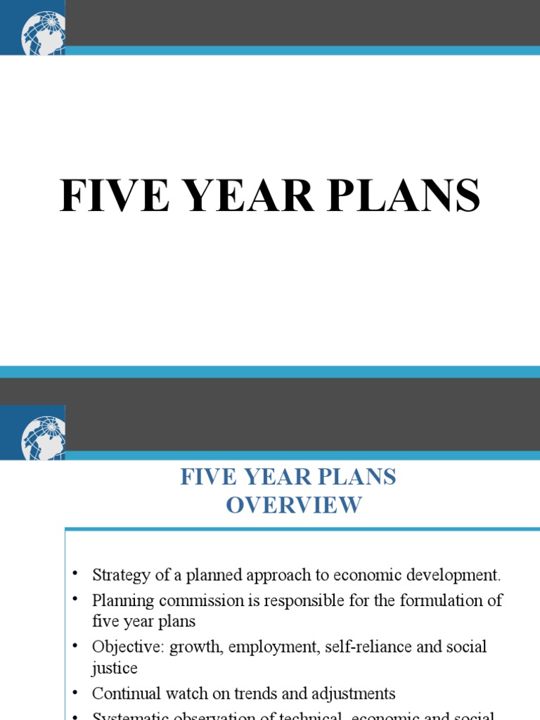 Overview of India's Five Year Plans | PDF | Economies | Policy