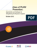 Perspectives of PLHIV On HIV Prevention in Uganda PDF
