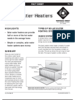 Solar Water Heaters Facts