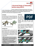 Optimising The Structural Design of Detasseling Machine Using ANSYS