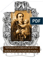 Novena Sa Karangalan NG Señor San Antonio de Padua