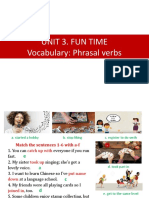 Unit 3. Vocab - Phrasal Verbs - C M Đ NG T