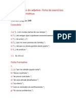 Complemento do adjetivo-Ficha das funções sintáticas