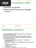 Introduction To Grammars Phrase Structure Grammar and Language