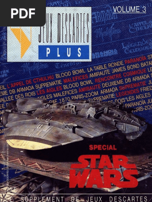 Jeu de Role Le Guide l'Alliance Rebelle Star Wars Descartes West End Games Livre