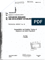 Explosives Research I:And Development Establishment: Technical Report No. 45