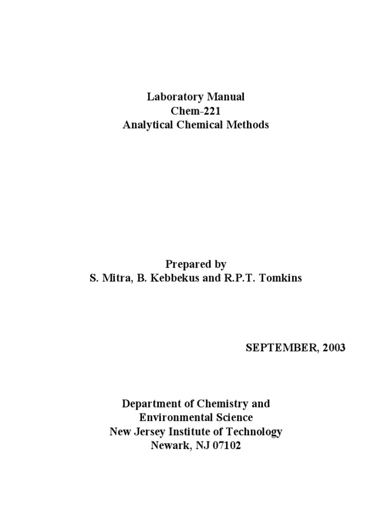 General Laboratory Manual PDF PDF Accuracy And Precision